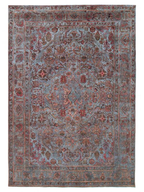 Persian Style 6'7" x 9'3" Hand-knotted Wool Rug 