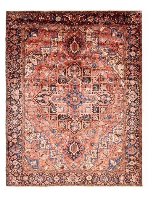 Persian Heriz 9'6" x 12'2" Hand-knotted Wool Rug 