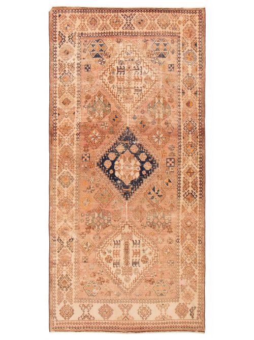 Persian Style 5'2" x 10'9" Hand-knotted Wool Rug 