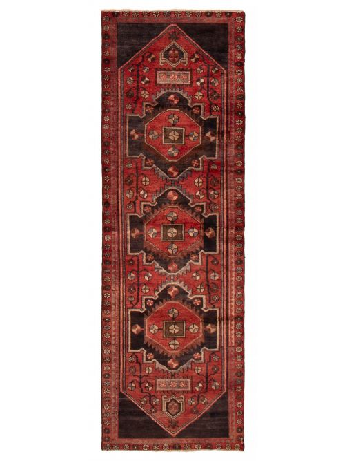 Persian Style 3'1" x 9'7" Hand-knotted Wool Rug 