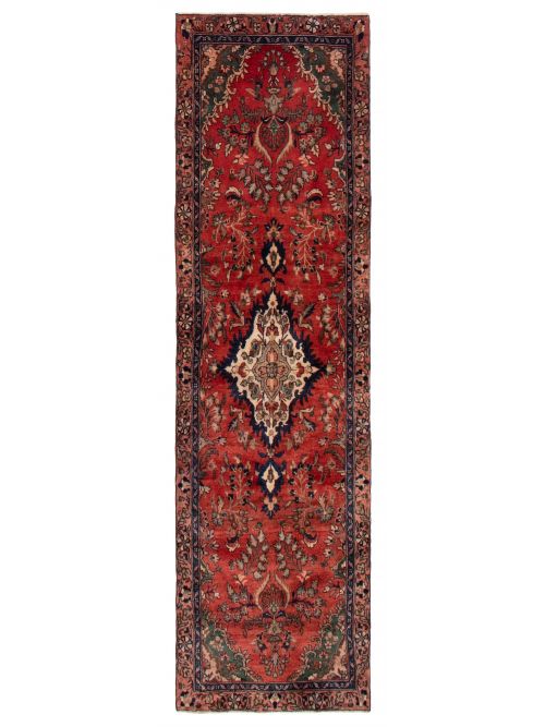 Persian Style 2'11" x 10'6" Hand-knotted Wool Rug 