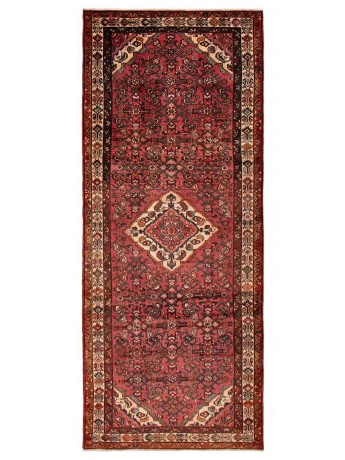 Persian Style 4'5" x 11'0" Hand-knotted Wool Rug 