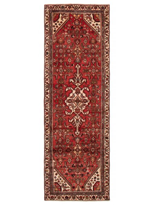 Persian Style 3'1" x 9'6" Hand-knotted Wool Rug 