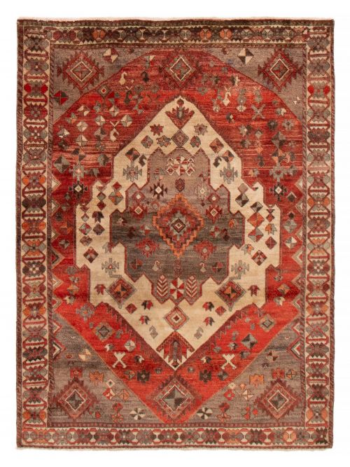 Persian Style 5'3" x 7'2" Hand-knotted Wool Rug 