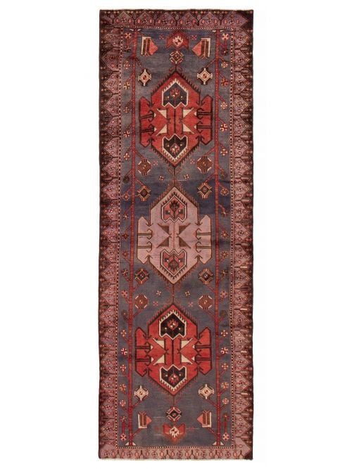 Persian Style 3'3" x 9'7" Hand-knotted Wool Rug 