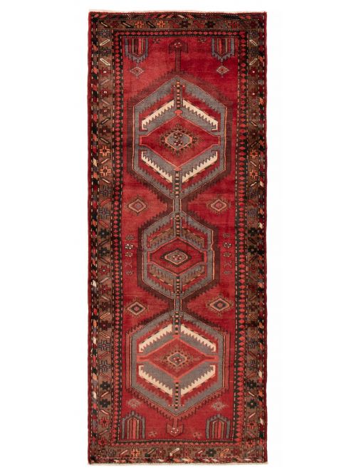 Persian Style 3'8" x 9'6" Hand-knotted Wool Rug 