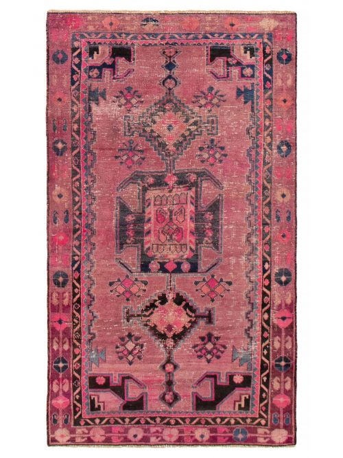 Persian Style 4'4" x 7'5" Hand-knotted Wool Rug 