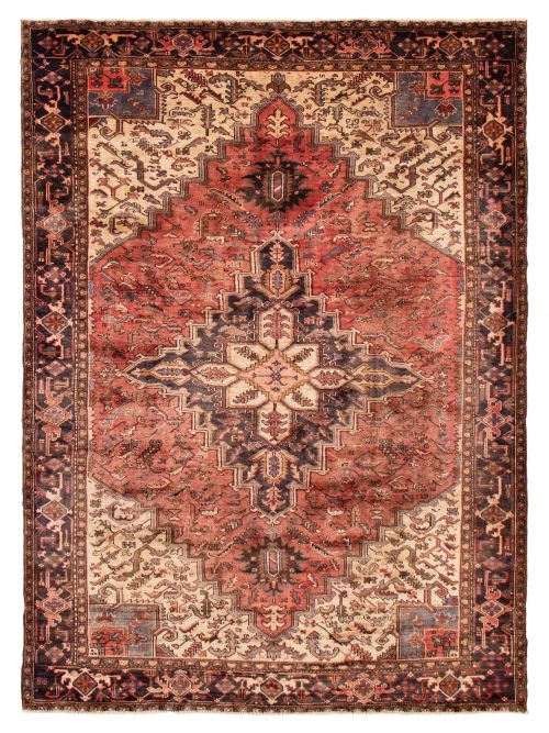 Persian Heriz 8'3" x 11'3" Hand-knotted Wool Rug 