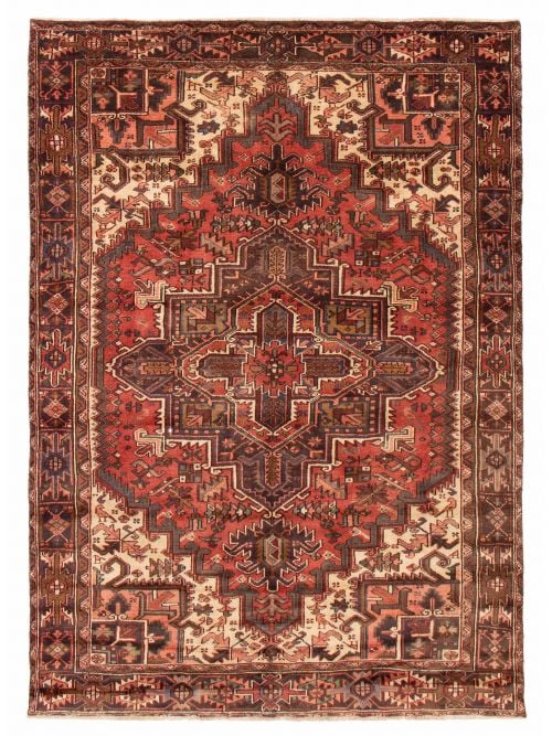 Persian Style 7'9" x 11'0" Hand-knotted Wool Rug 