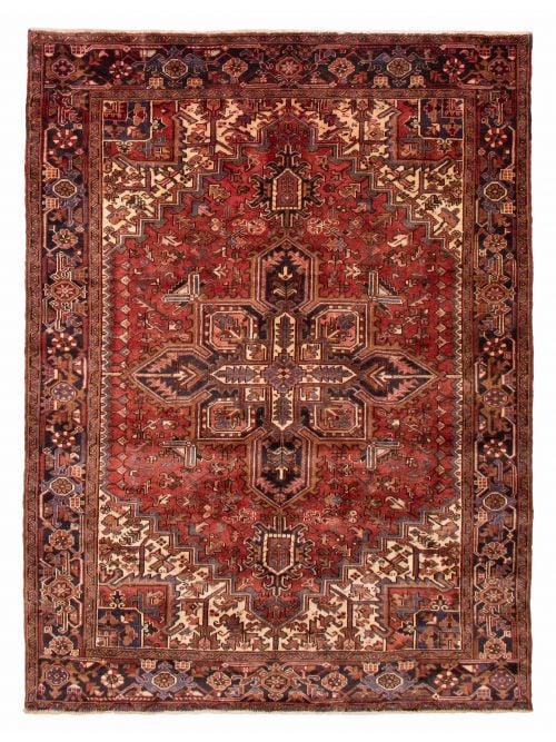 Persian Style 7'1" x 9'8" Hand-knotted Wool Rug 