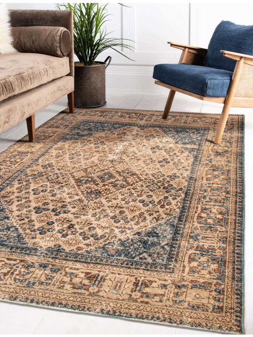 Persian Style 6'11" x 10'1" Hand-knotted Wool Rug 