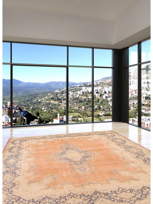 Persian Style 9'7" x 12'11" Hand-knotted Wool Rug 