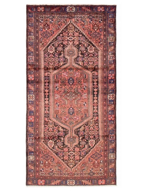 Persian Style 4'3" x 8'6" Hand-knotted Wool Rug 