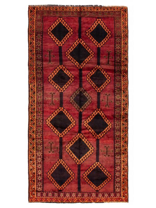 Persian Style 5'0" x 9'11" Hand-knotted Wool Rug 
