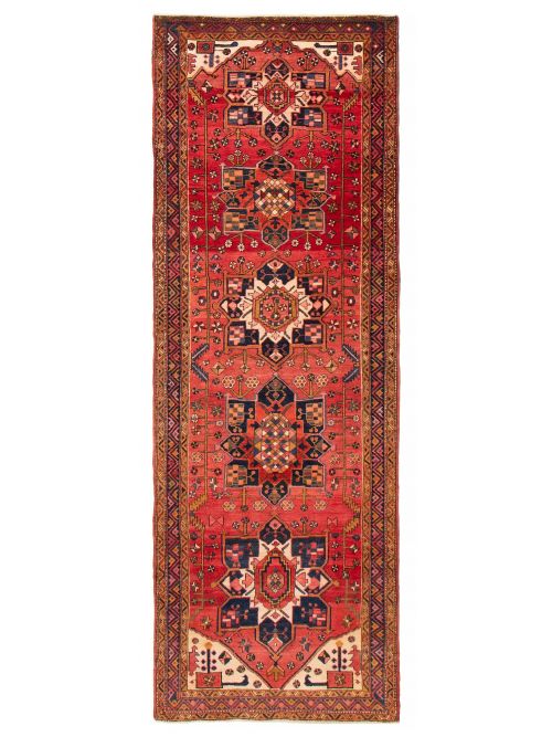 Persian Style 3'10" x 11'0" Hand-knotted Wool Rug 