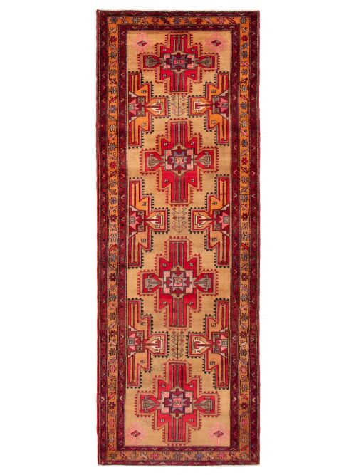 Persian Style 3'9" x 10'8" Hand-knotted Wool Rug 