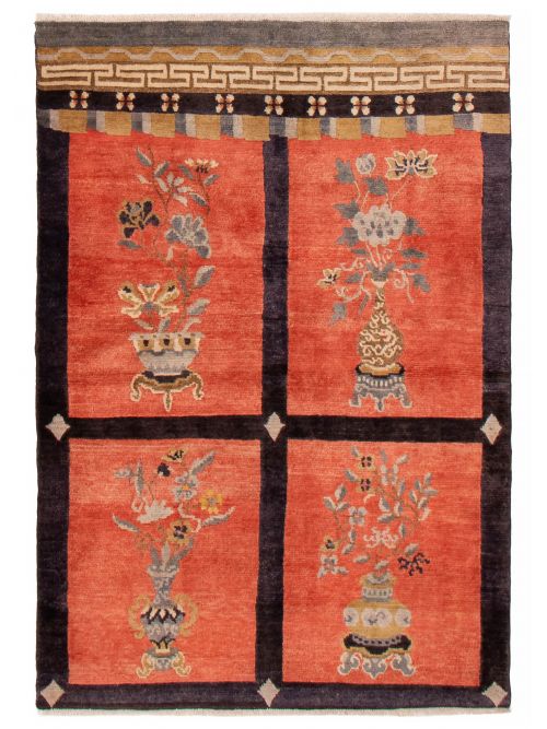 Nepal Kathmandu 4'6" x 6'5" Hand-knotted Wool Rug 