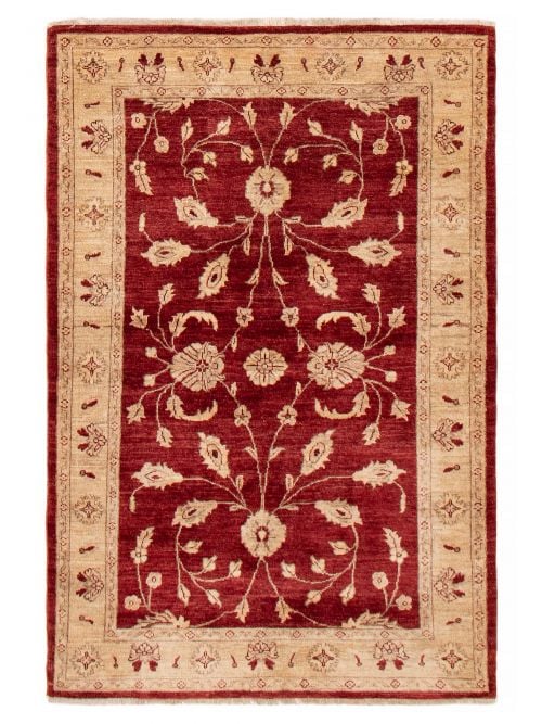 Afghan Chobi Finest 4'7" x 6'9" Hand-knotted Wool Rug 