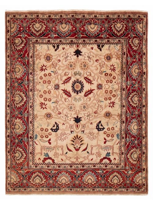 Persian Style 7'8" x 9'10" Hand-knotted Wool Rug 