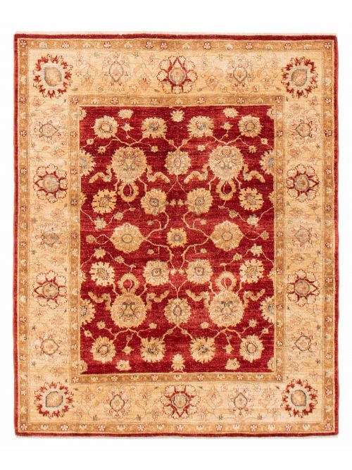 Afghan Chobi Finest 4'9" x 5'10" Hand-knotted Wool Rug 
