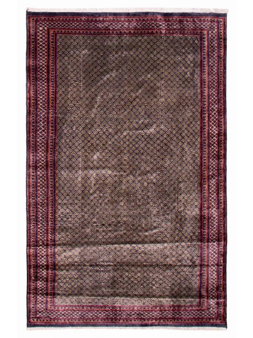 Indian Kashmir 5'10" x 9'4" Hand-knotted Viscose Rug 