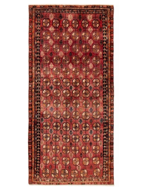 Afghan Teimani 4'1" x 8'9" Hand-knotted Wool Rug 
