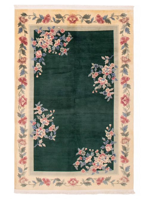 Chinese Aubusson 6'0" x 9'0" Hand-knotted Wool Rug 