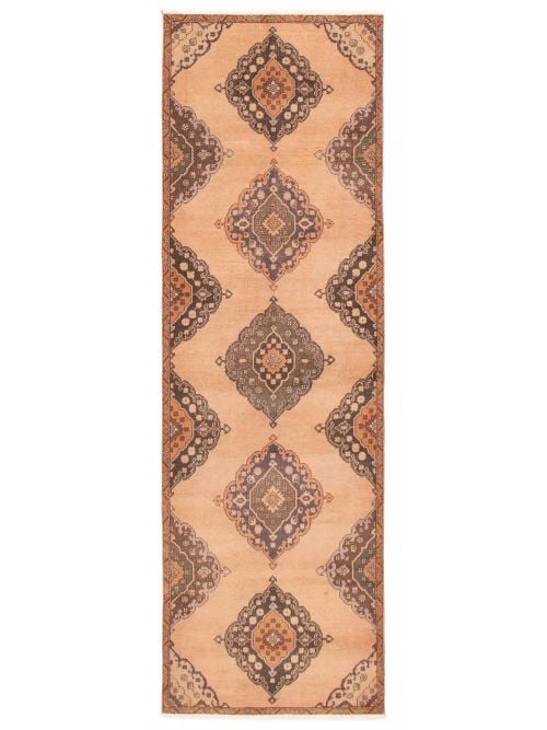Persian Style 3'9" x 11'10" Hand-knotted Wool Rug 