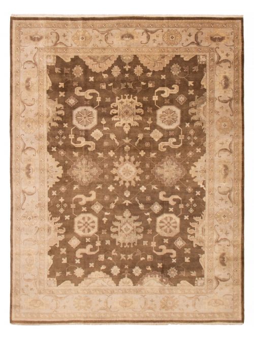 Indian Royal Oushak 9'1" x 11'7" Hand-knotted Wool Rug 