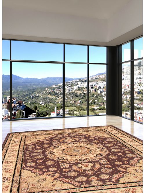 Chinese Classic 7'7" x 9'10" Hand Tufted Silk & Wool Rug 