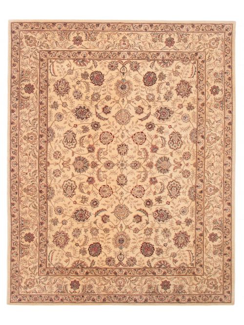Chinese Classic 7'7" x 9'7" Hand Tufted Silk & Wool Rug 