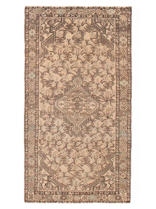 Persian Style 3'4" x 6'5" Hand-knotted Wool Rug 