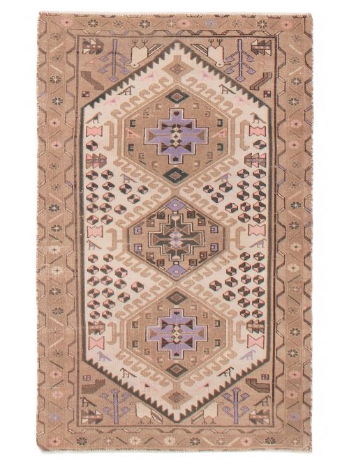 Persian Style 3'1" x 4'11" Hand-knotted Wool Rug 