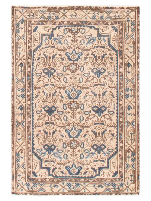 Persian Style 3'4" x 4'10" Hand-knotted Wool Rug 