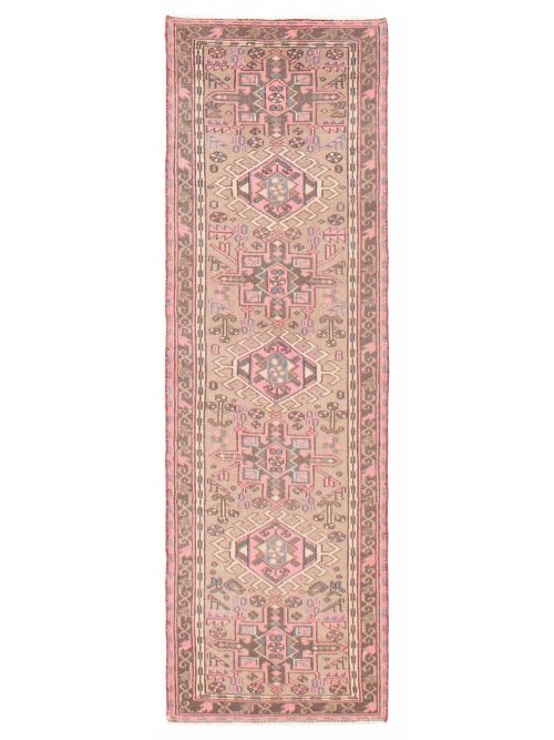 Persian Style 2'1" x 6'7" Hand-knotted Wool Rug 