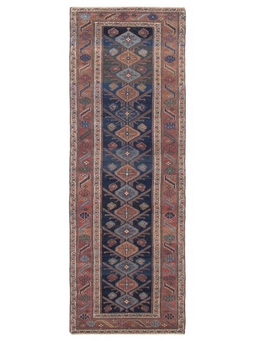 Persian Style 3'9" x 11'4" Hand-knotted Wool Rug 