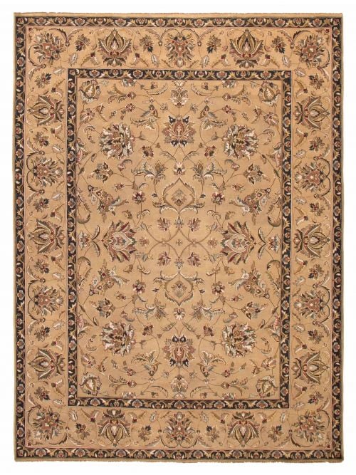 Indian Finest Agra Jaipur 8'6" x 11'4" Hand-knotted Wool Rug 