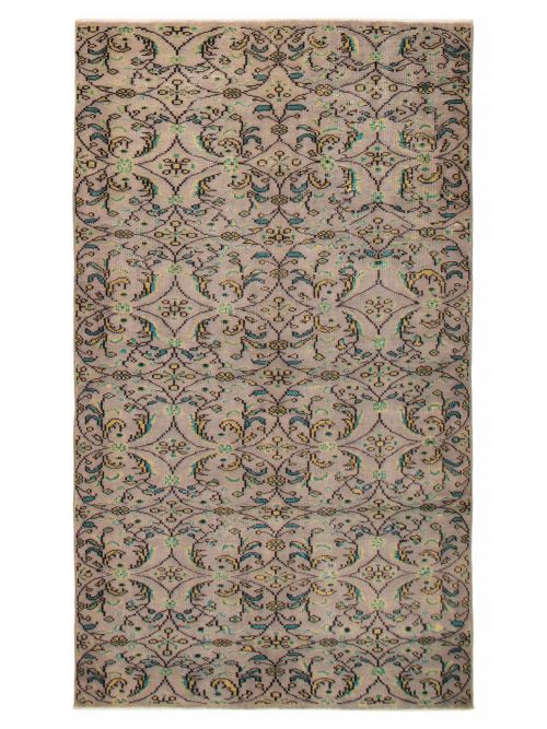 Persian Style 4'10" x 8'3" Hand-knotted Wool Rug 
