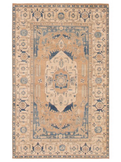 Afghan Finest Ghazni 6'0" x 9'9" Hand-knotted Wool Rug 