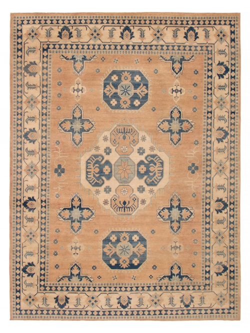 Afghan Finest Ghazni 8'10" x 11'7" Hand-knotted Wool Rug 