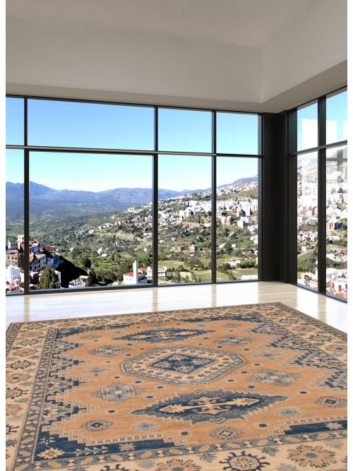 Afghan Finest Ghazni 7'10" x 9'0" Hand-knotted Wool Rug 