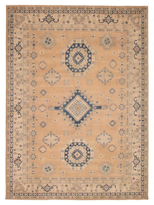 Afghan Finest Ghazni 8'10" x 12'1" Hand-knotted Wool Rug 