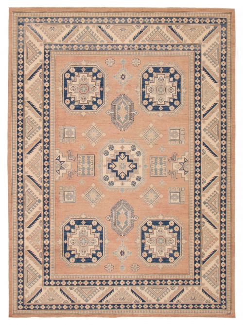 Afghan Finest Ghazni 9'0" x 12'2" Hand-knotted Wool Rug 
