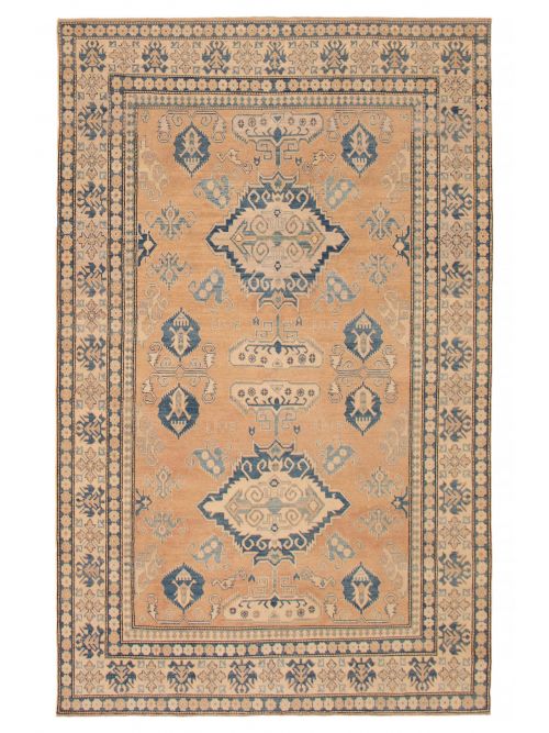Afghan Finest Ghazni 6'6" x 10'4" Hand-knotted Wool Rug 