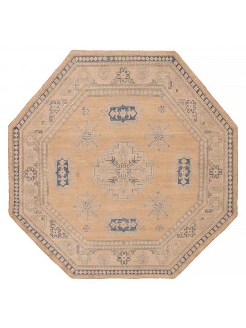 Afghan Finest Ghazni 7'5" x 7'5" Hand-knotted Wool Rug 