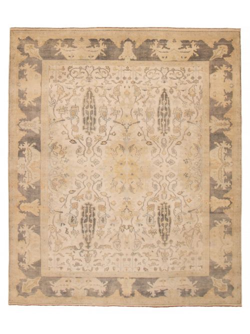 Indian Jamshidpour 7'11" x 9'4" Hand-knotted Wool Rug 