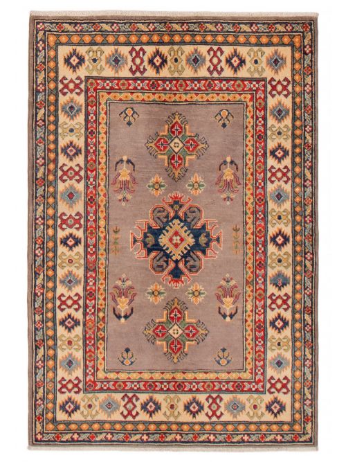 Afghan Uzbek Ghazni 3'5" x 5'0" Hand-knotted Wool Rug 