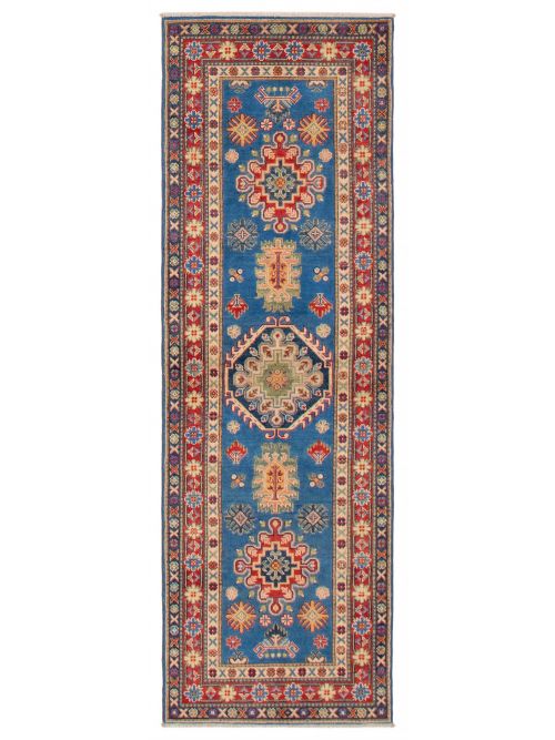 Afghan Uzbek Ghazni 2'7" x 8'1" Hand-knotted Wool Rug 