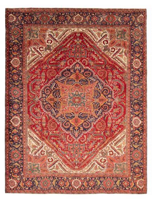 Persian Style 9'9" x 13'0" Hand-knotted Wool Rug 