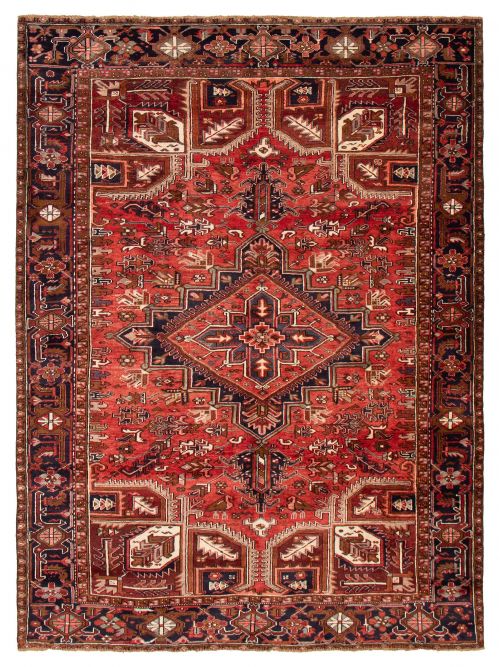 Persian Style 8'5" x 11'6" Hand-knotted Wool Rug 